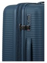 Travelite Komplet potovalnih kovčkov Travelite Air Stripe S,M,L Slim Navy