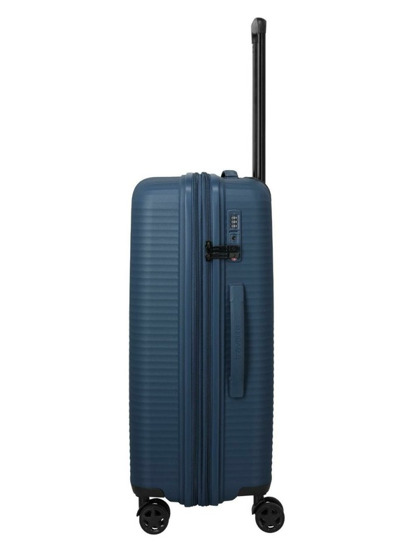 Travelite Komplet potovalnih kovčkov Travelite Air Stripe S,M,L Slim Navy