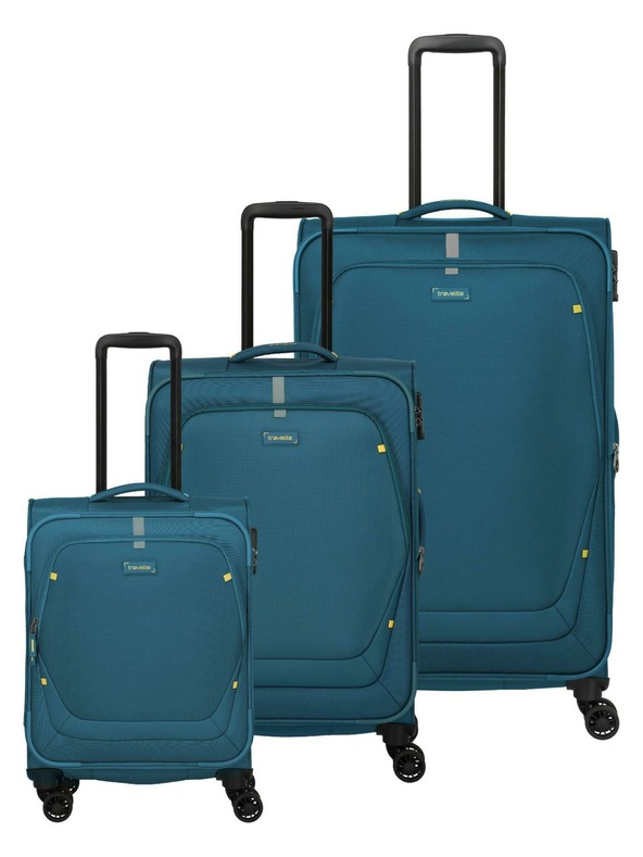 Travelite Komplet potovalnih kovčkov Travelite Umbria S,M,L Petrol