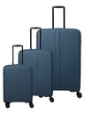 Travelite Komplet potovalnih kovčkov Travelite Air Stripe S,M,L Navy