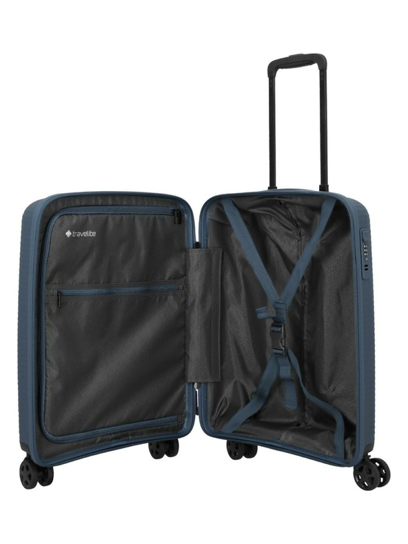 Travelite Komplet potovalnih kovčkov Travelite Air Stripe S,M,L Navy