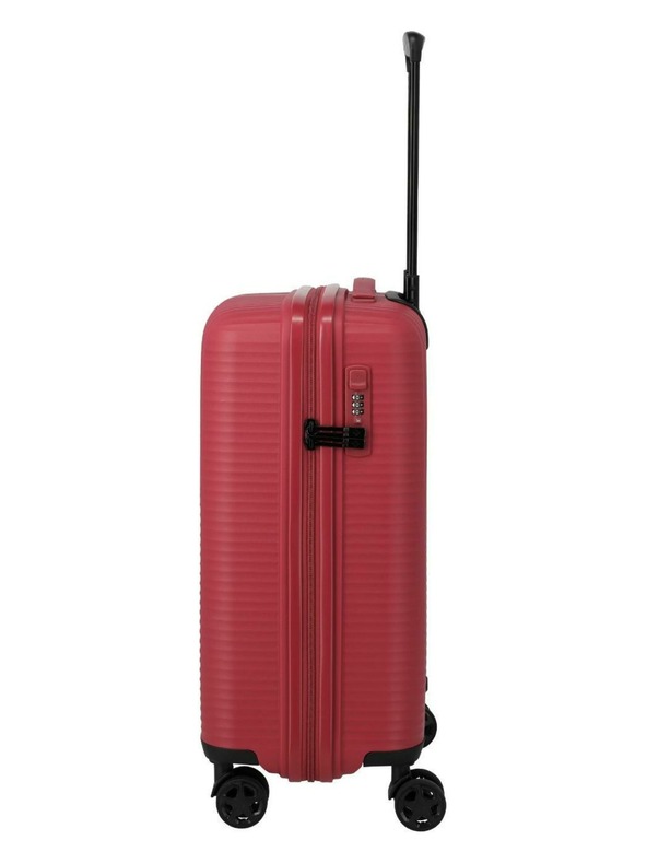 Travelite Komplet potovalnih kovčkov Travelite Air Stripe S,M,L Slim Red