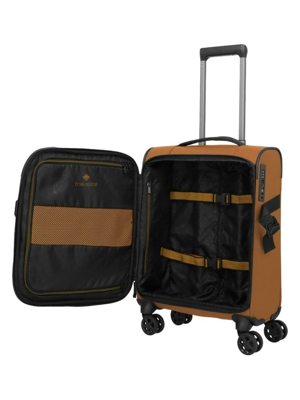 Travelite Komplet potovalnih kovčkov Travelite Briize S,M,L Curry