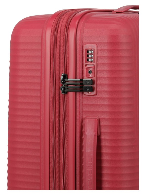 Travelite Potovalni kovček Travelite Air Stripe M Red