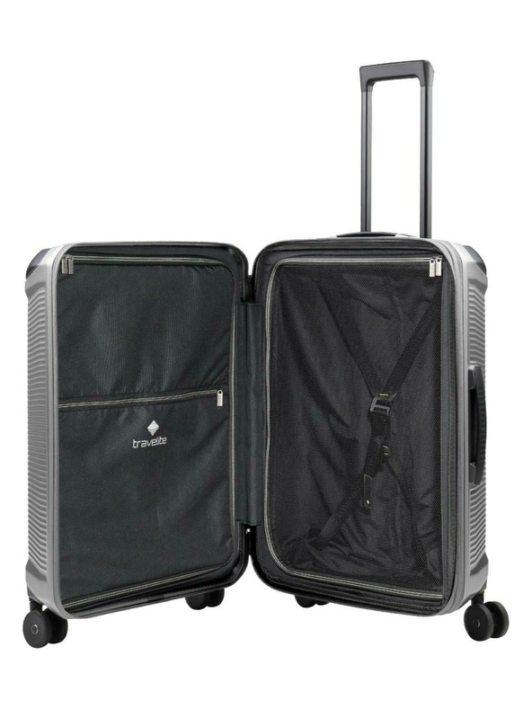 Travelite Potovalni kovček Travelite Millennium M Silver