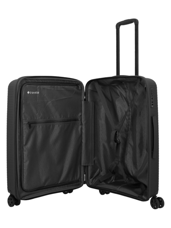 Travelite Potovalni kovček Travelite Air Stripe M Black