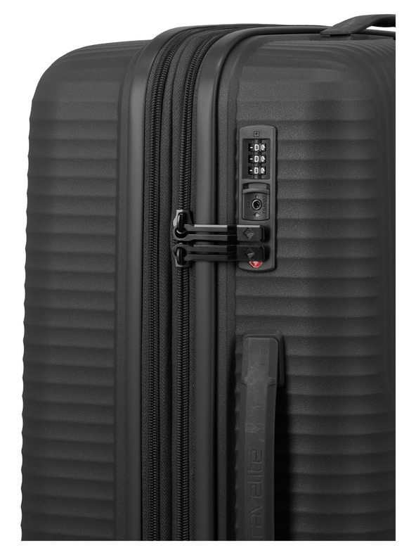 Travelite Potovalni kovček Travelite Air Stripe M Black