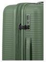Travelite Potovalni kovček Travelite Air Stripe M Green