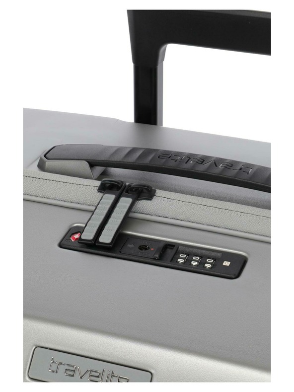 Travelite Potovalni kovček Travelite Millennium L Silver