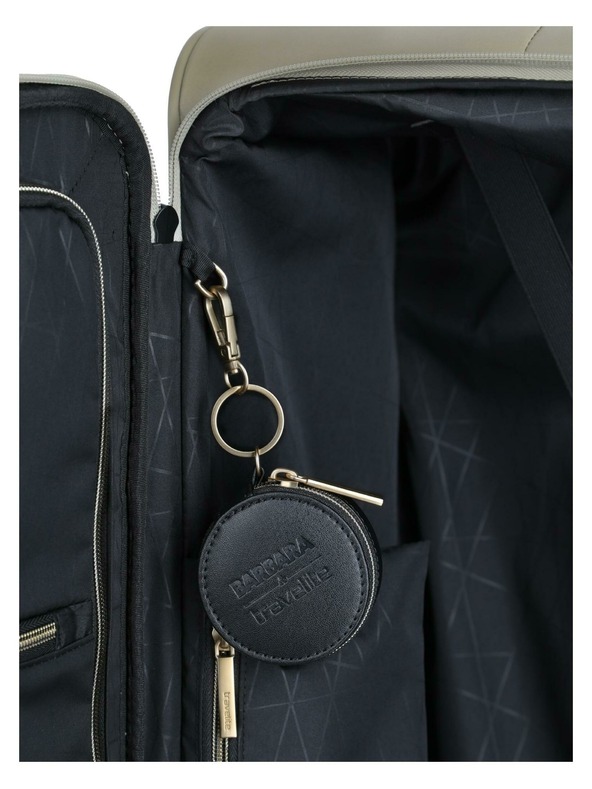 Travelite Potovalni kovček Travelite BARBARA Stepp L Satin nude