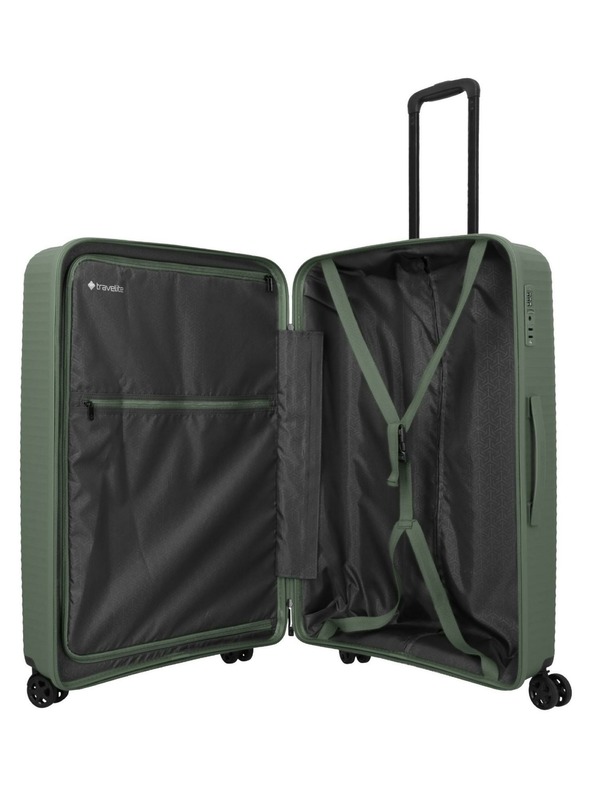 Travelite Potovalni kovček Travelite Air Stripe L Green