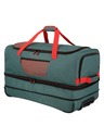 Travelite Potovalna torba Travelite Basics Wheeled duffle L exp Green/orange