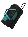 Travelite Potovalna torba Travelite Basics Wheeled duffle L exp Black/petrol