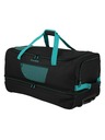 Travelite Potovalna torba Travelite Basics Wheeled duffle L exp Black/petrol