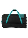 Travelite Potovalna torba Travelite Basics Wheeled duffle L exp Black/petrol