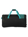 Travelite Potovalna torba Travelite Basics Fresh Wheeled duffle L Black/petrol