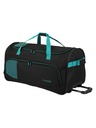 Travelite Potovalna torba Travelite Basics Fresh Wheeled duffle L Black/petrol