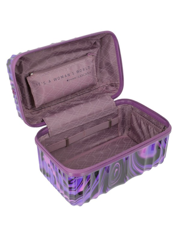 Travelite Kozmetična torba Travelite Lascana Edition Beautycase Purple Swirl