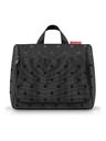 Reisenthel Kosmetična torbica Reisenthel Toiletbag XL Glossy dots black