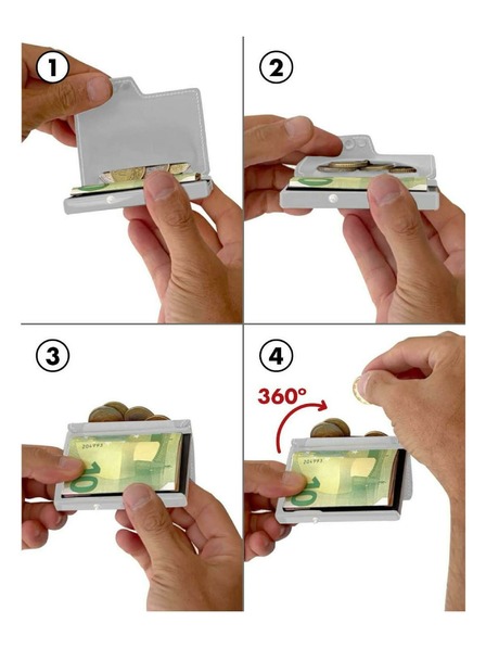 Mondraghi Denarnica Mondraghi Silhouette Edelweiss Green