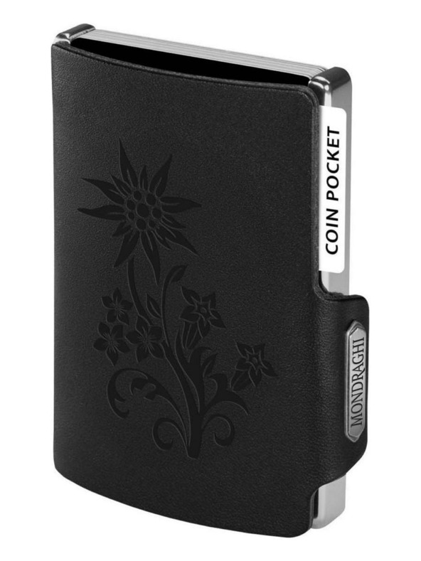 Mondraghi Denarnica Mondraghi Silhouette Edelweiss Black