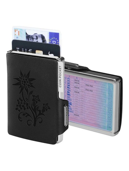 Mondraghi Denarnica Mondraghi Silhouette Edelweiss Black