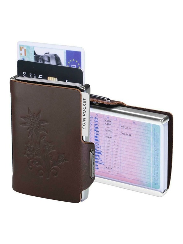 Mondraghi Denarnica Mondraghi Silhouette Edelweiss Brown