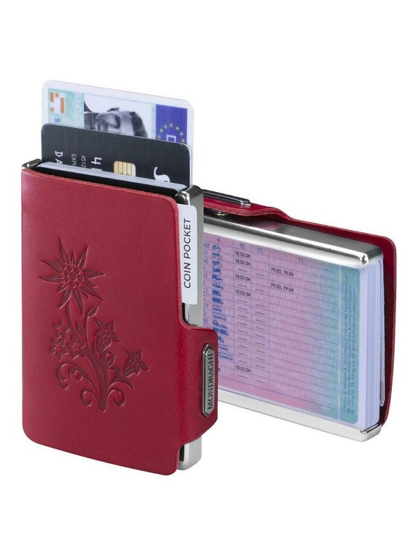 Mondraghi Denarnica Mondraghi Silhouette Edelweiss Red