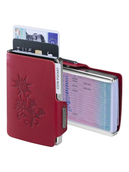 Mondraghi Denarnica Mondraghi Silhouette Edelweiss Red