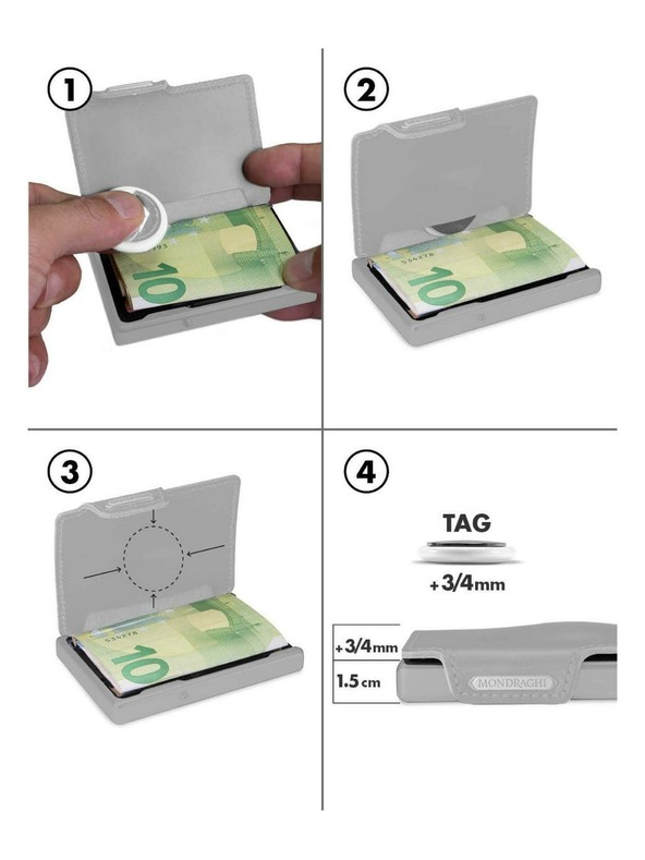 Mondraghi Denarnica Mondraghi Silhouette Edelweiss Red