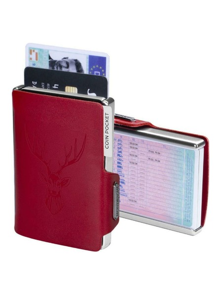 Mondraghi Denarnica Mondraghi Silhouette Classic Deer Red
