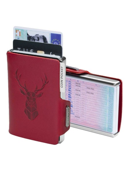 Mondraghi Denarnica Mondraghi Silhouette Modern Deer Red