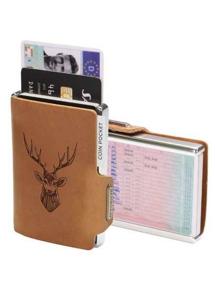 Mondraghi Denarnica Mondraghi Silhouette Classic Deer Caramel