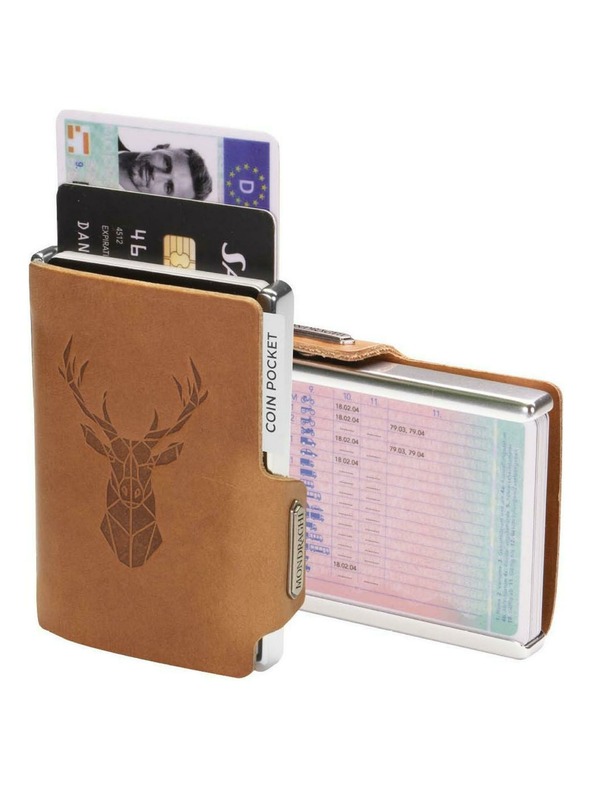 Mondraghi Denarnica Mondraghi Silhouette Modern Deer Caramel