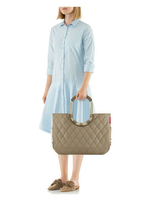 Reisenthel Nakupovalna torba Reisenthel Loopshopper L Frame Rhombus Olive