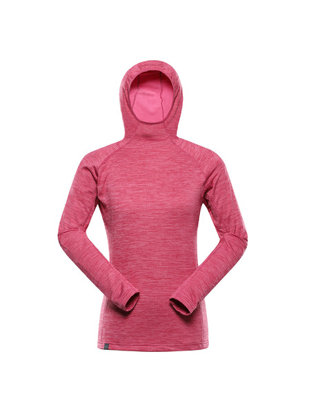 ALPINE PRO Ženski hitro sušeči pulover ALPINE PRO ROLTA neon pink