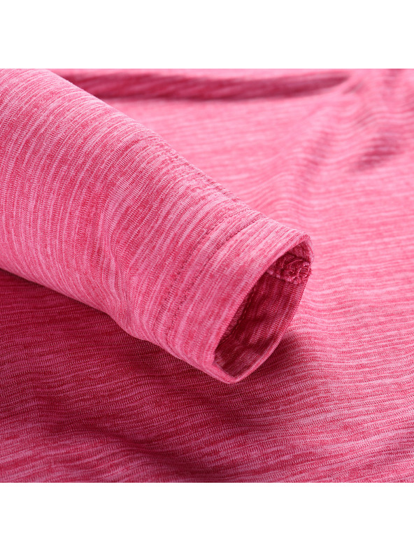 ALPINE PRO Otroški hitro sušeči pulover s cool-dry ALPINE PRO ROLTO neon pink