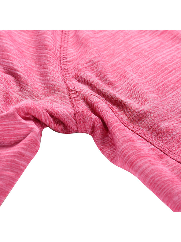 ALPINE PRO Otroški hitro sušeči pulover s cool-dry ALPINE PRO ROLTO neon pink