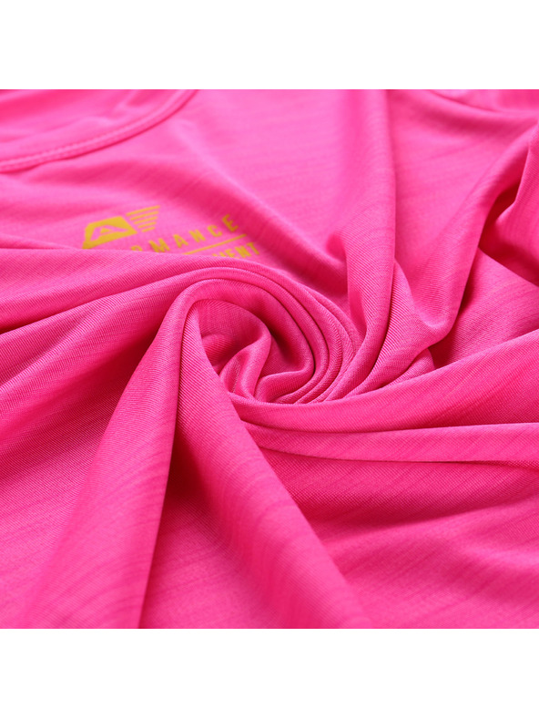 ALPINE PRO Otroška hitro sušeča majica ALPINE PRO BASIKO neon pink