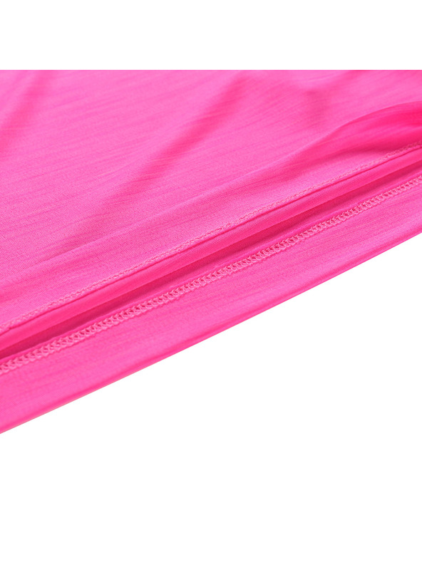 ALPINE PRO Otroška hitro sušeča majica ALPINE PRO BASIKO neon pink