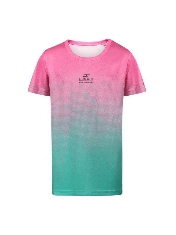 ALPINE PRO Otroška hitro sušeča majica ALPINE PRO RIFO neon pink