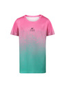 ALPINE PRO Otroška hitro sušeča majica ALPINE PRO RIFO neon pink
