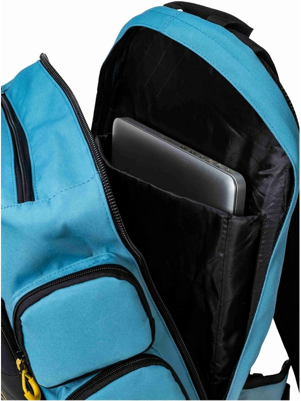 Meatfly Meatfly nahrbtnik Wanderer Sky Blue / Yellow 28 L