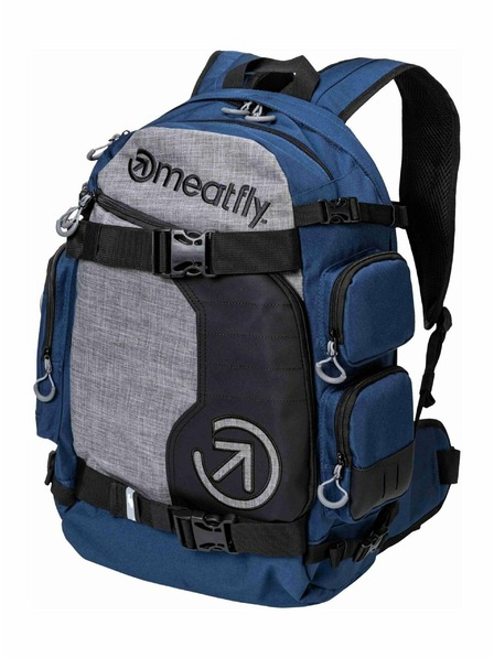 Meatfly Meatfly nahrbtnik Wanderer Blue / Grey Heather 28 L
