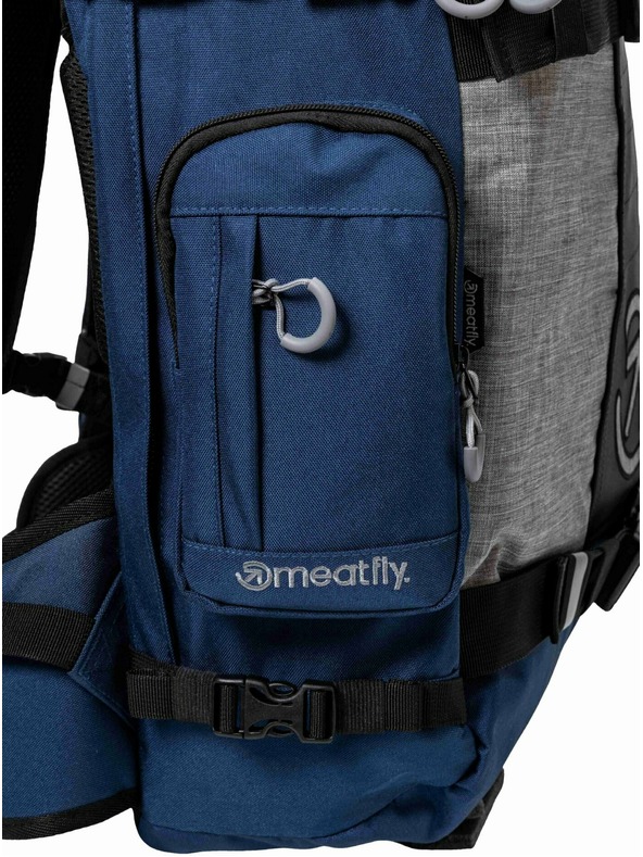 Meatfly Meatfly nahrbtnik Wanderer Blue / Grey Heather 28 L