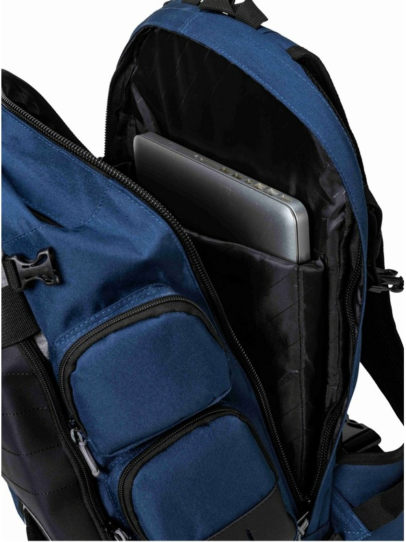 Meatfly Meatfly nahrbtnik Wanderer Blue / Grey Heather 28 L