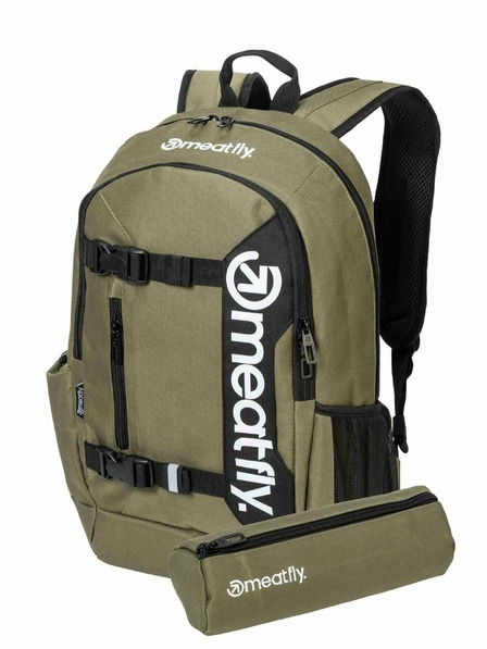 Meatfly Meatfly nahrbtnik Basejumper Olivine 22 L + TORBICA BREZPLAČNO
