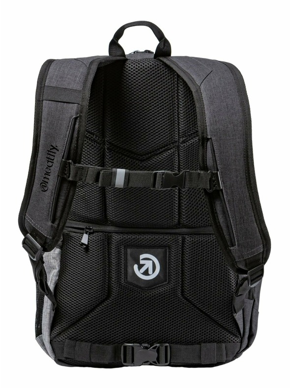 Meatfly Meatfly nahrbtnik Basejumper Charcoal Heather / Grey Heather 22 L