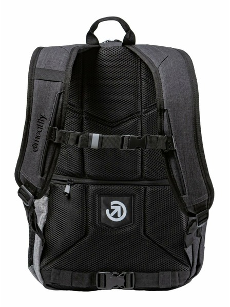 Meatfly Meatfly nahrbtnik Basejumper Charcoal Heather / Grey Heather 22 L