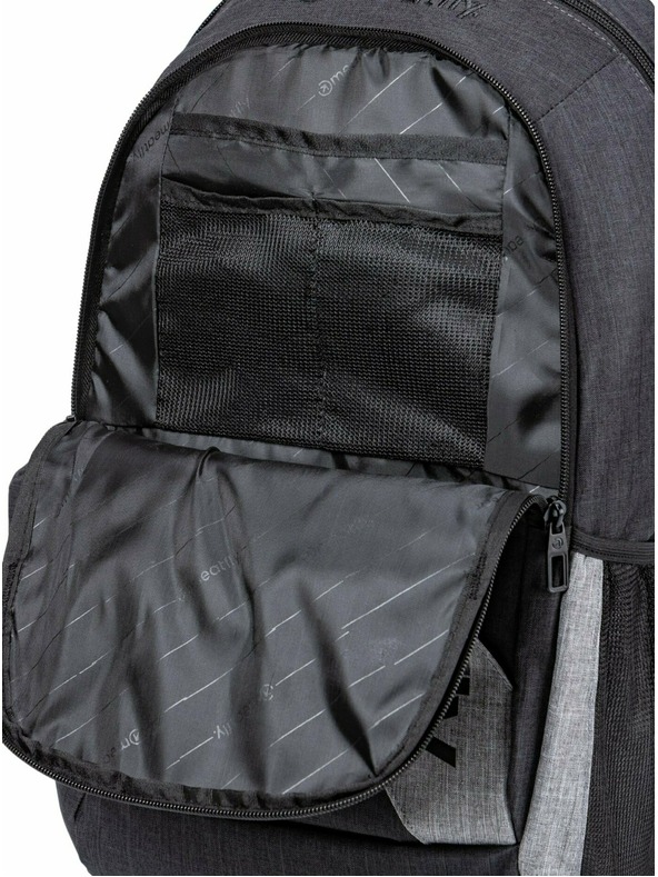 Meatfly Meatfly nahrbtnik Basejumper Charcoal Heather / Grey Heather 22 L